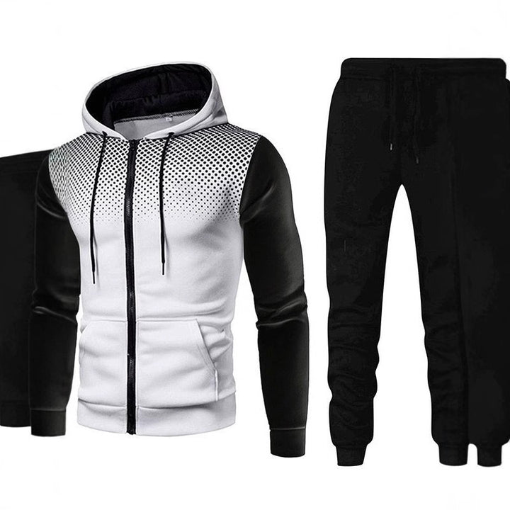 Men's Sporty Hoodie and Jogging Pants Set Lisslune
