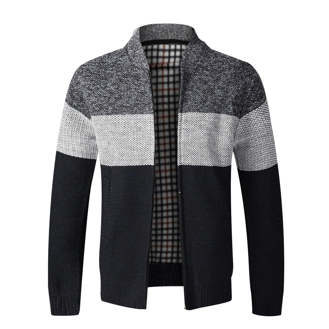 Men's sporty knitted cardigan with modern design Lisslune