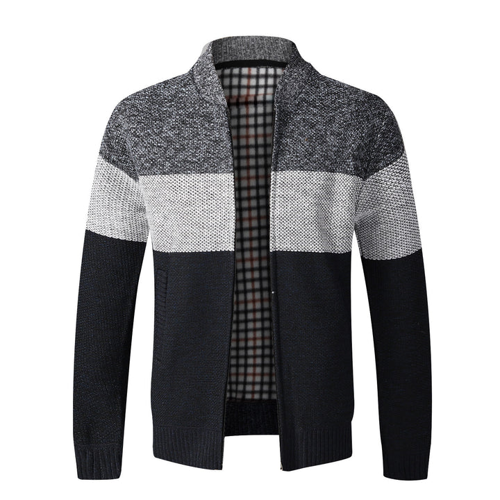 Men's sporty knitted cardigan with modern design Lisslune