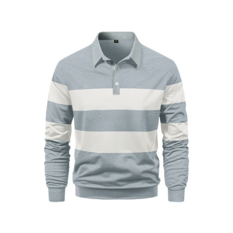 Men's Polo Shirt with sporty stripe design Lisslune