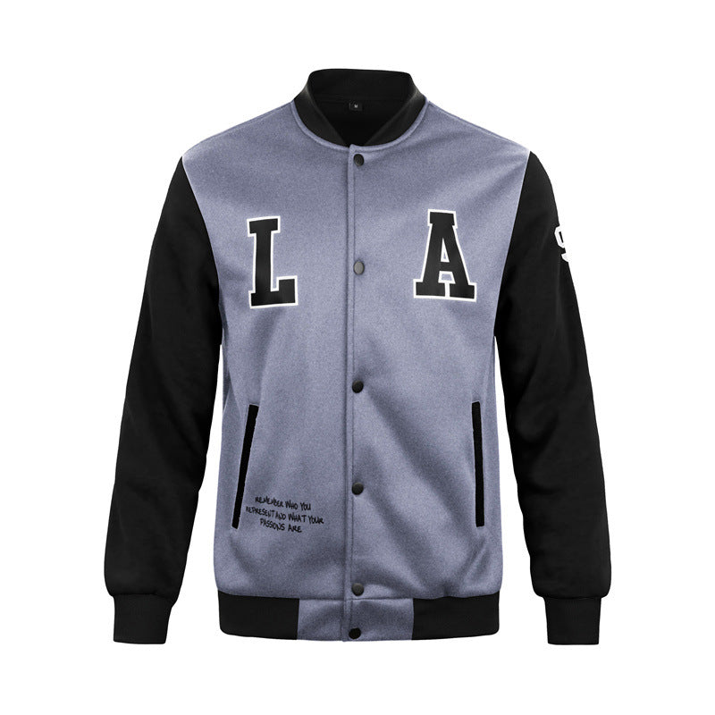 Men's College Jacket with Unique Design Elements Lisslune