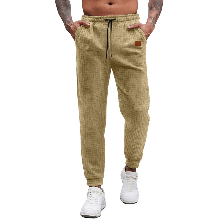Men's Comfortable Sporty Sweatpants with Elastic Waistband and Practical Pockets Lisslune