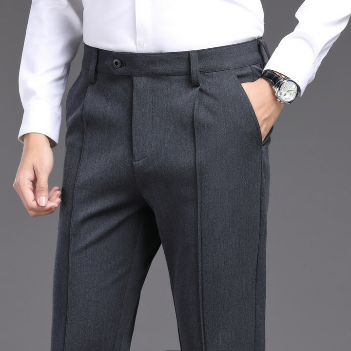 Men's elegant suit trousers with a slim fit and side pockets Lisslune