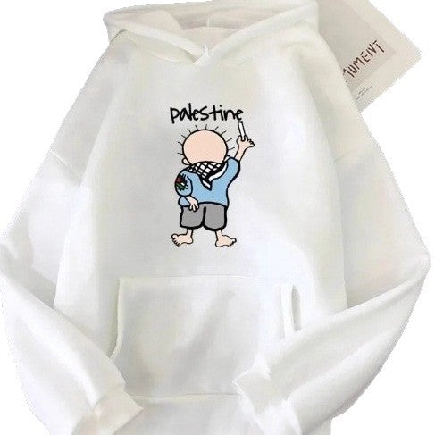 Women’s hoodie with creative illustration design Lisslune
