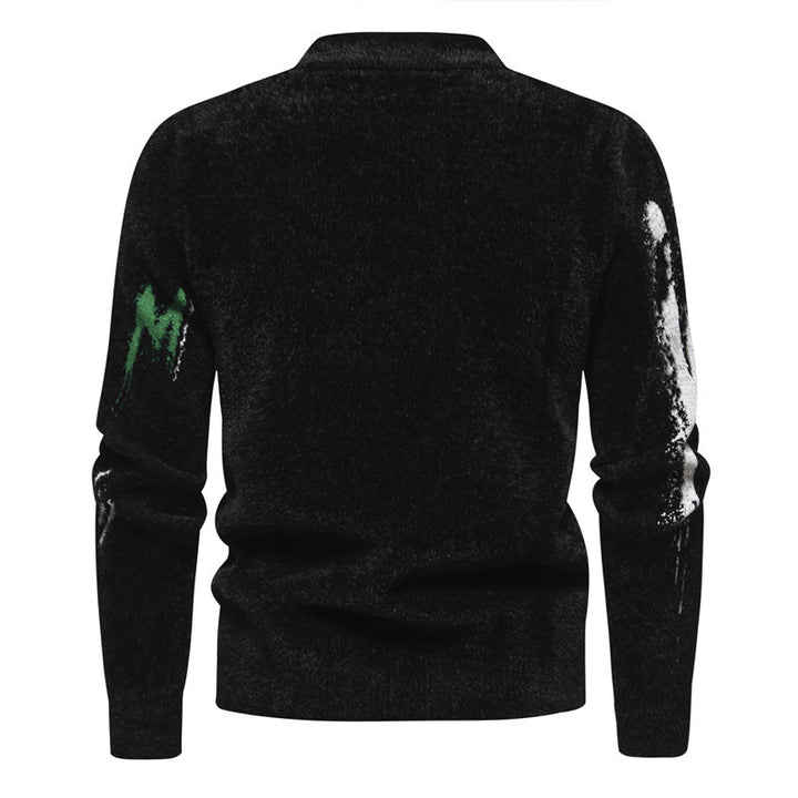 Men's Sweater with Modern Graphic Patterns Lisslune