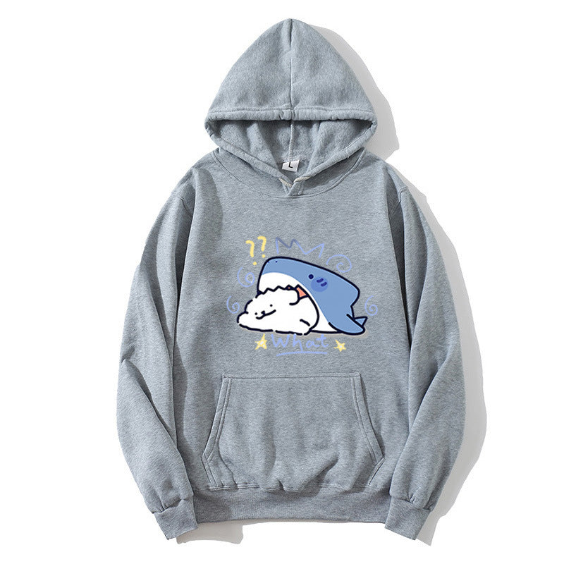 Women's hoodie with playful whale motif Lisslune