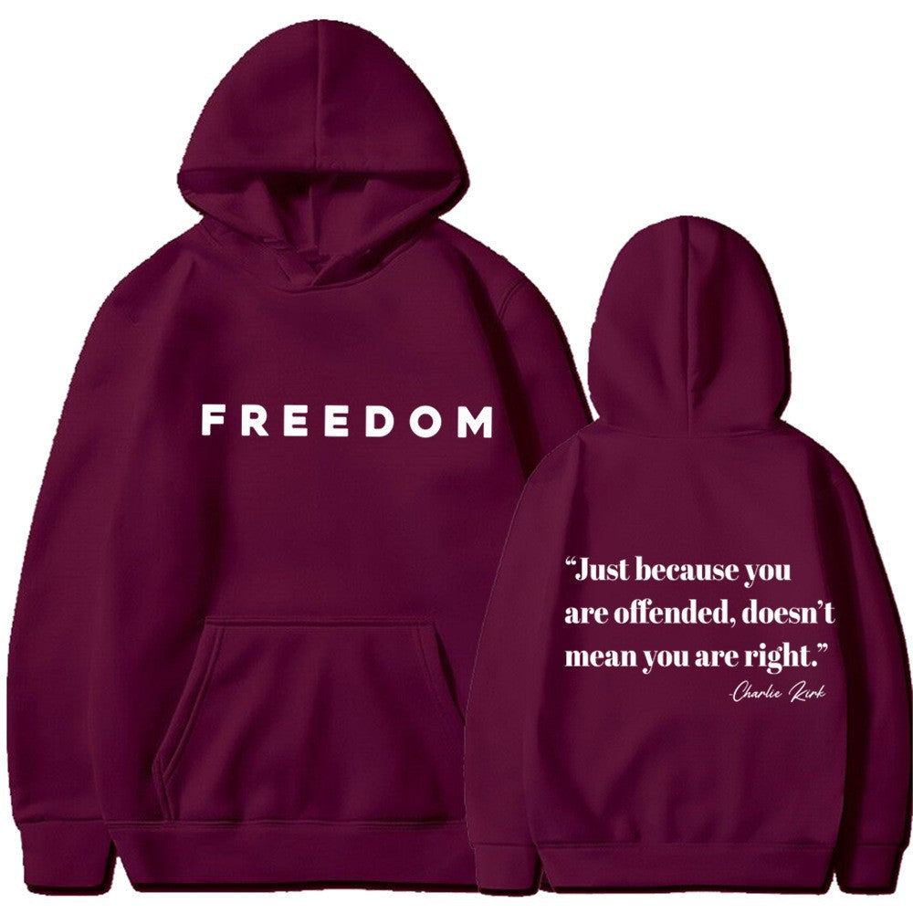 Women’s hoodie with inspiring lettering and casual fit Lisslune