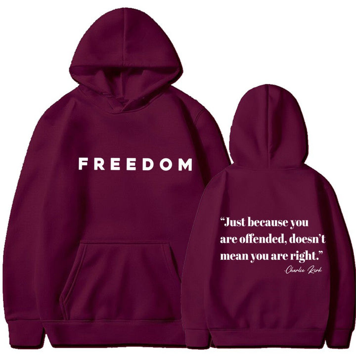 Women’s hoodie with inspiring lettering and casual fit Lisslune