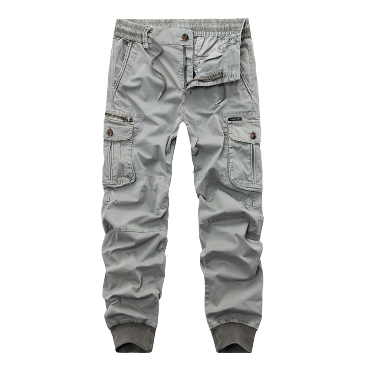 Men's cargo pants with several practical pockets and elastic waistband Lisslune