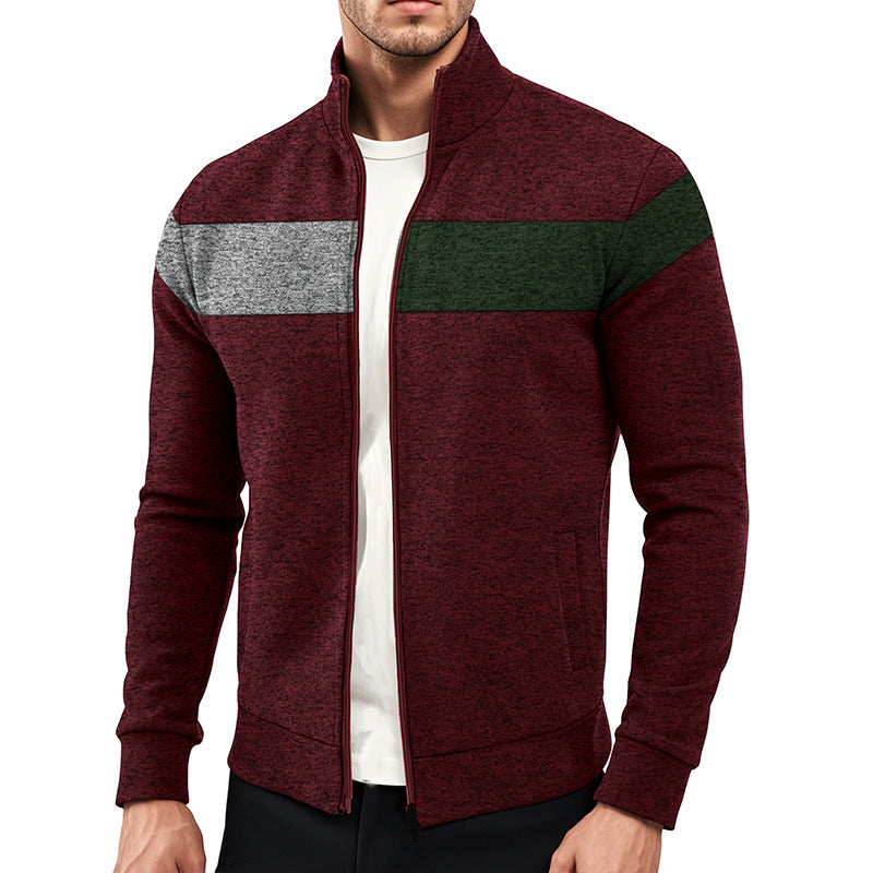 Men's sports jacket with modern cut and functional zipper Lisslune