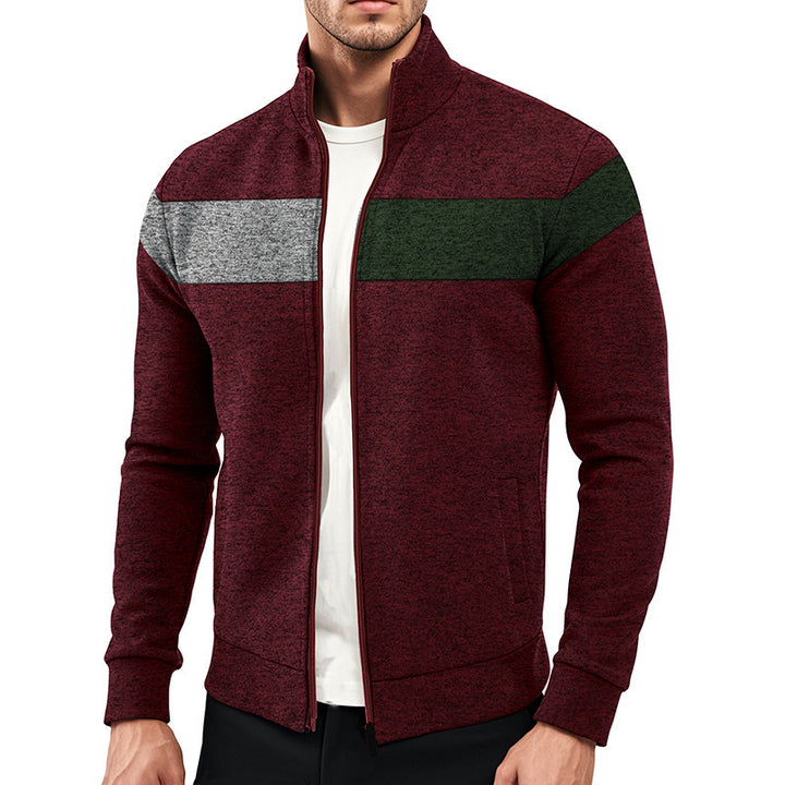Men's sports jacket with modern cut and functional zipper Lisslune
