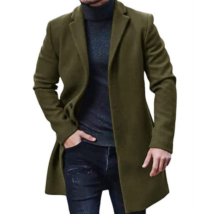 Men's classic wool coat Lisslune