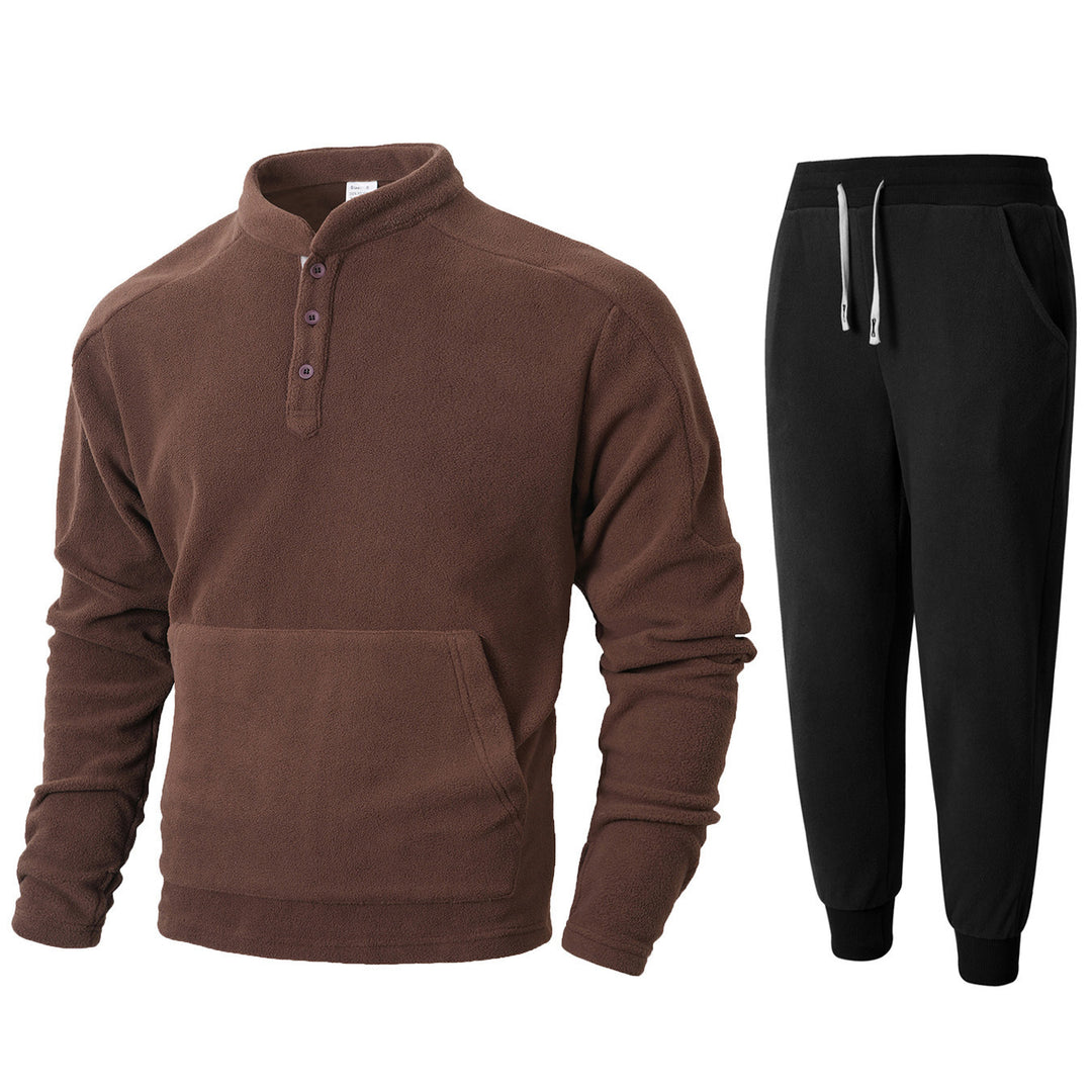 Men's Fleece Leisure Suit Lisslune