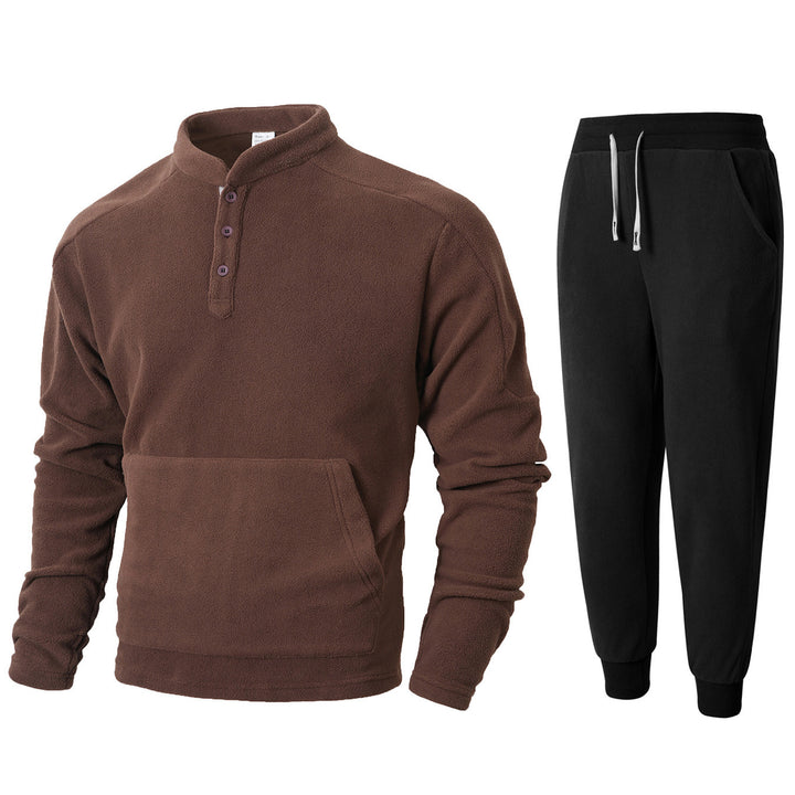 Men's Fleece Leisure Suit Lisslune