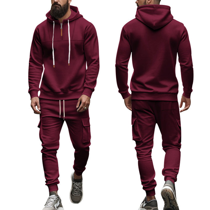 Men's sporty hoodie and cargo pants set Lisslune