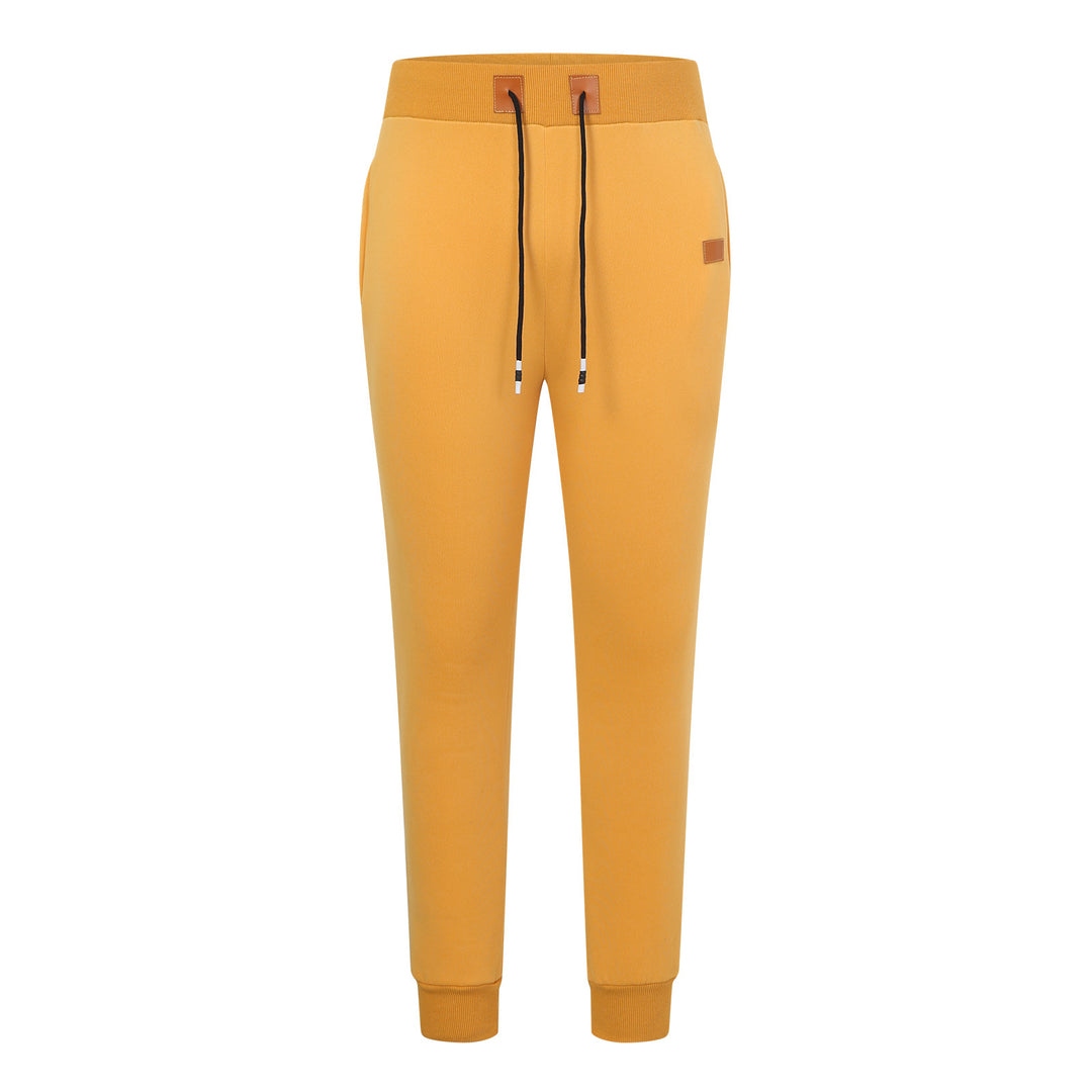 Men's Comfortable Jogging Pants with Adjustable Waist and Side Zipper Pockets Lisslune