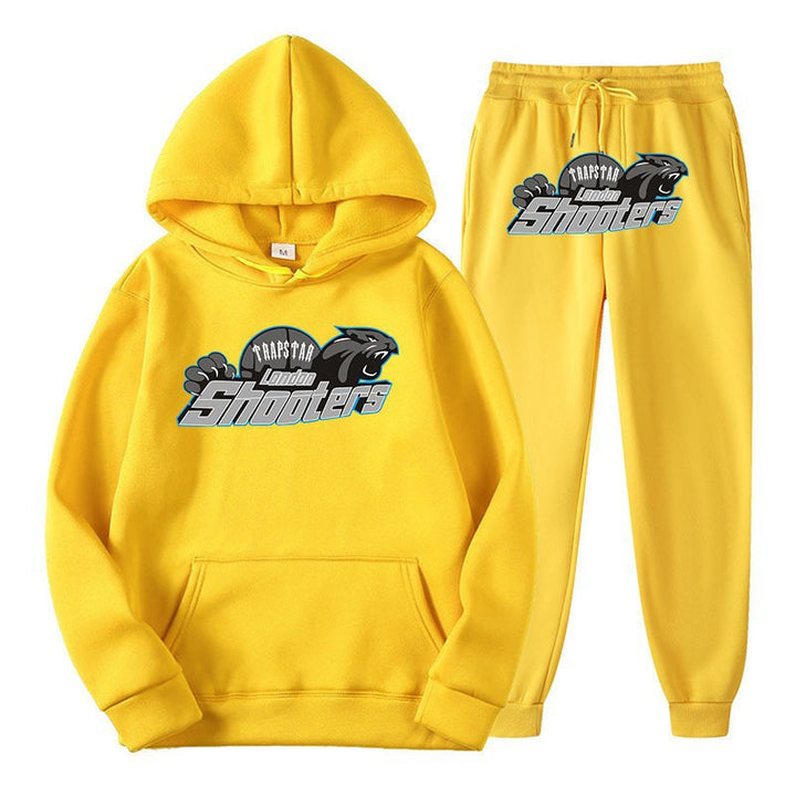 Women's leisure hoodie and jogger set with urban sports design Lisslune
