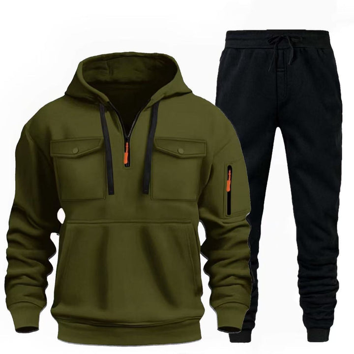 Men's casual leisure combination with functional pockets Lisslune