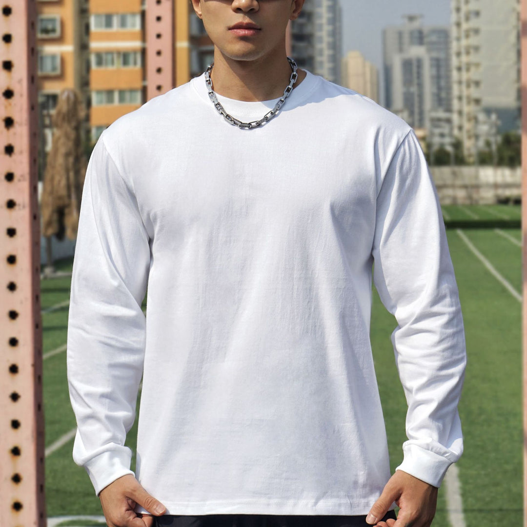 Men's long sleeve shirt made of high-quality cotton with breathable texture Lisslune