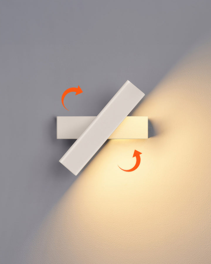 Lisslune | Rotatable wall lamp with Nordic wood grain