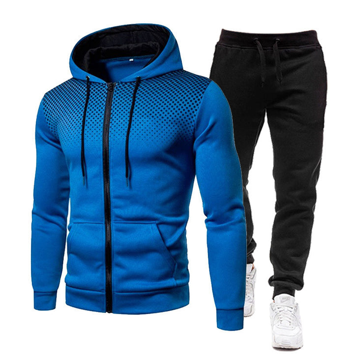 Men's sporty hoodie and jogging pants set with breathable technology Lisslune