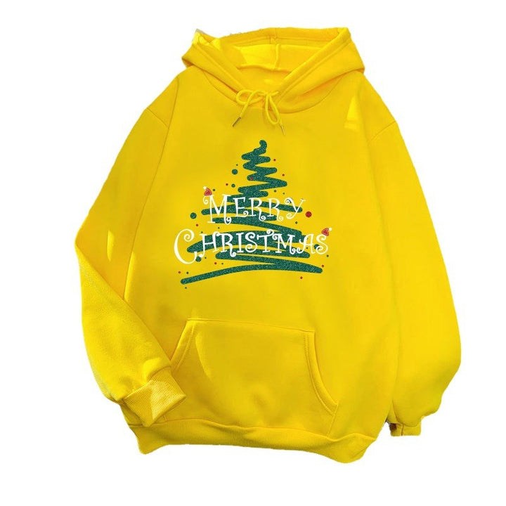 Women's hooded sweatshirt with festive Christmas design Lisslune