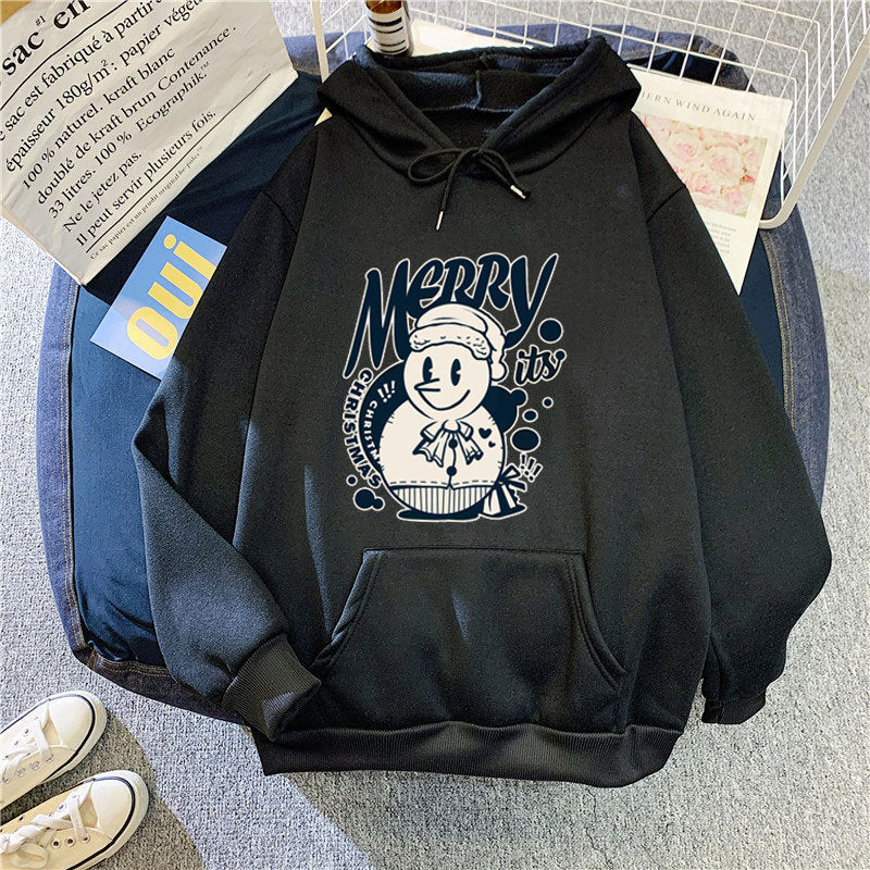 Women's hoodie with cheerful Christmas motif Lisslune
