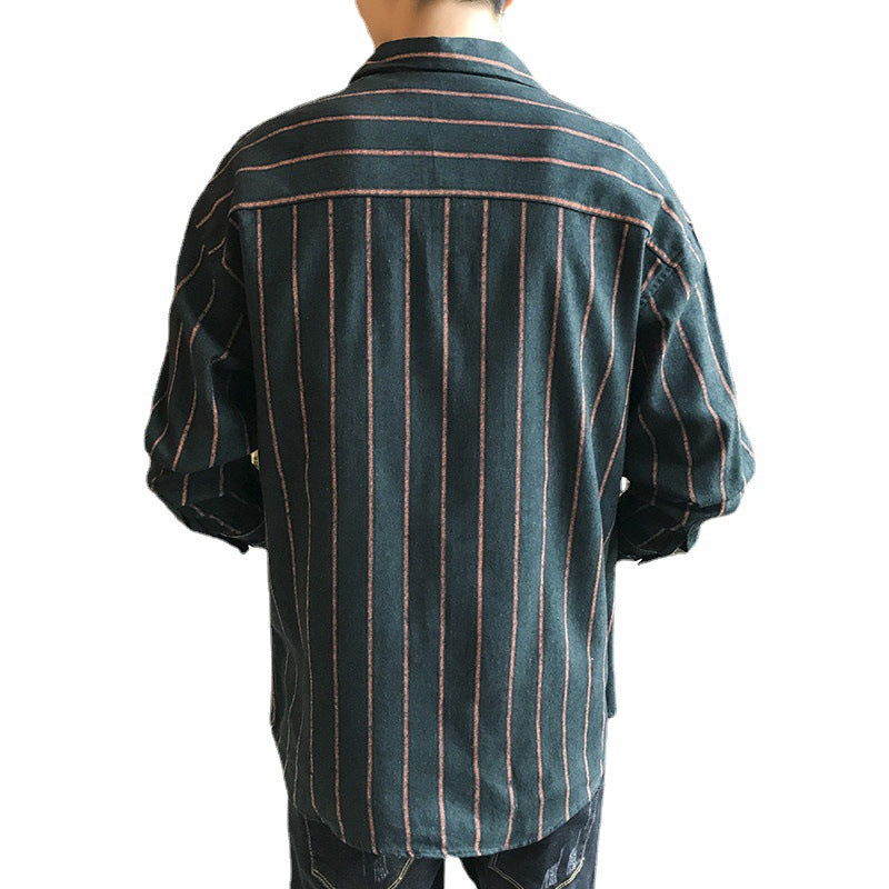 Men's modern plaid overshirt Lisslune