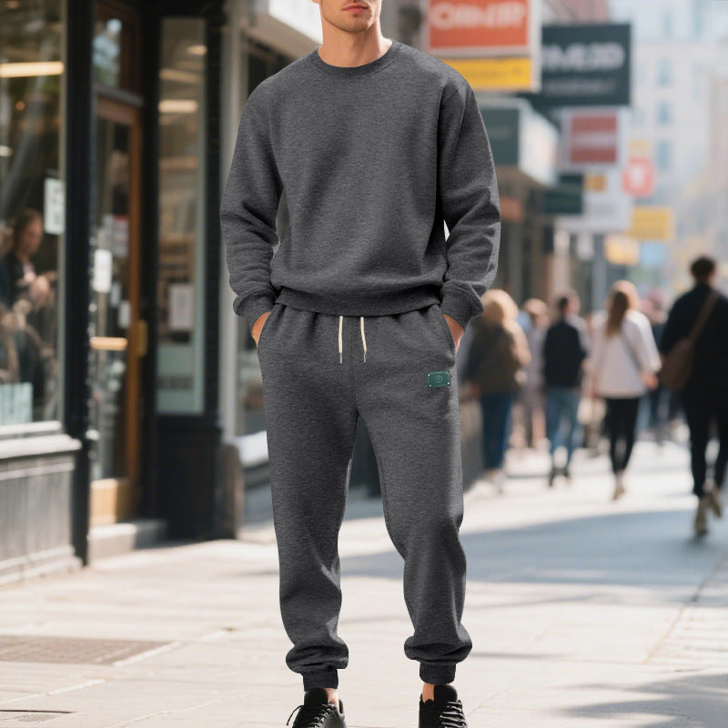 Men's comfortable sweat suit with elastic waistband and practical pockets Lisslune