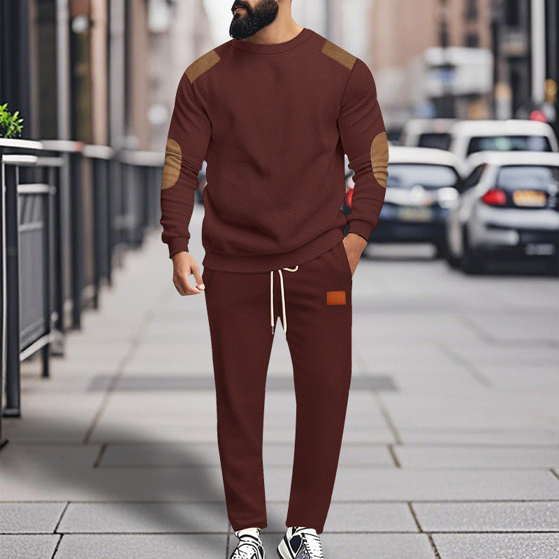 Men's stylish tracksuit set with elastic waistband and practical pockets Lisslune