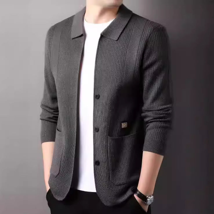 Men's fashionable cardigan with practical pockets Lisslune