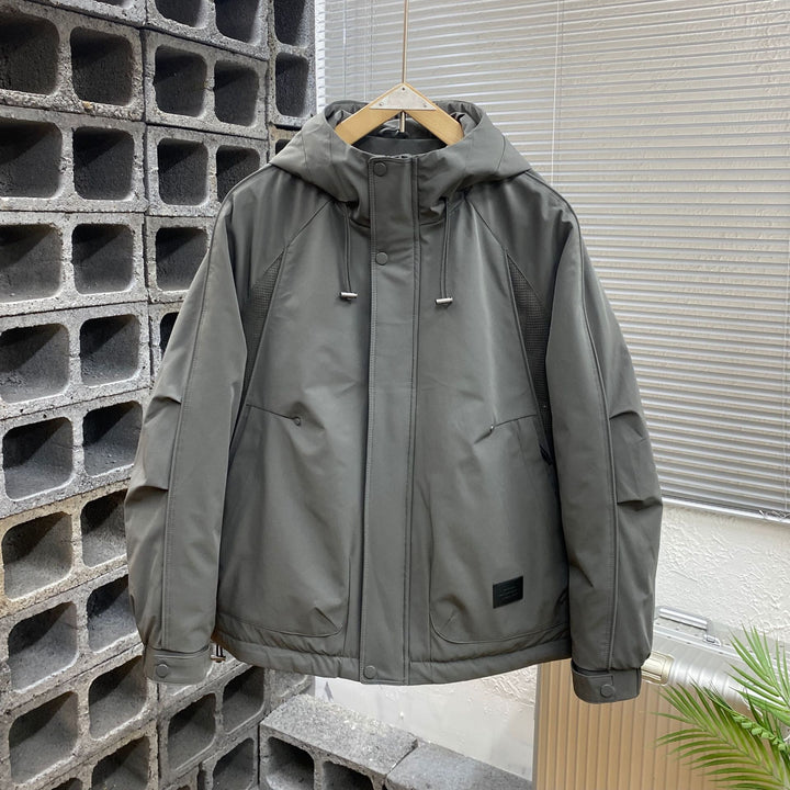 Men's Warm and Windproof Transitional Jacket with Hood Lisslune