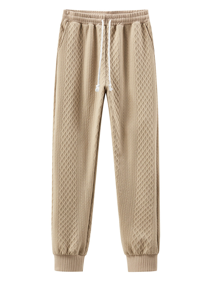 Men's comfortable sweatpants with innovative structural design and adjustable waistband Lisslune