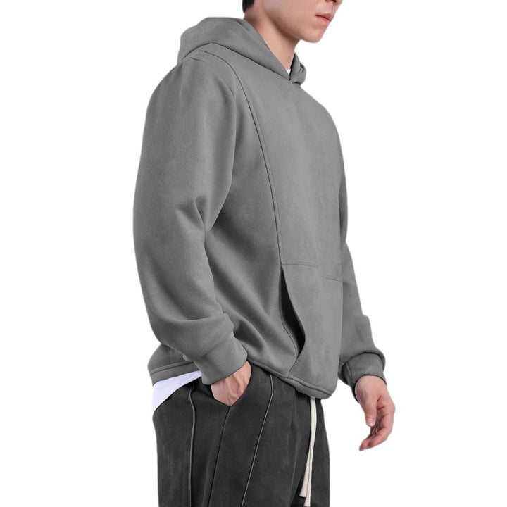 Men's hoodie with practical kangaroo pocket design and soft inner lining Lisslune