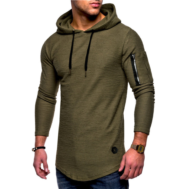 Men's casual hoodie with trendy zipper Lisslune