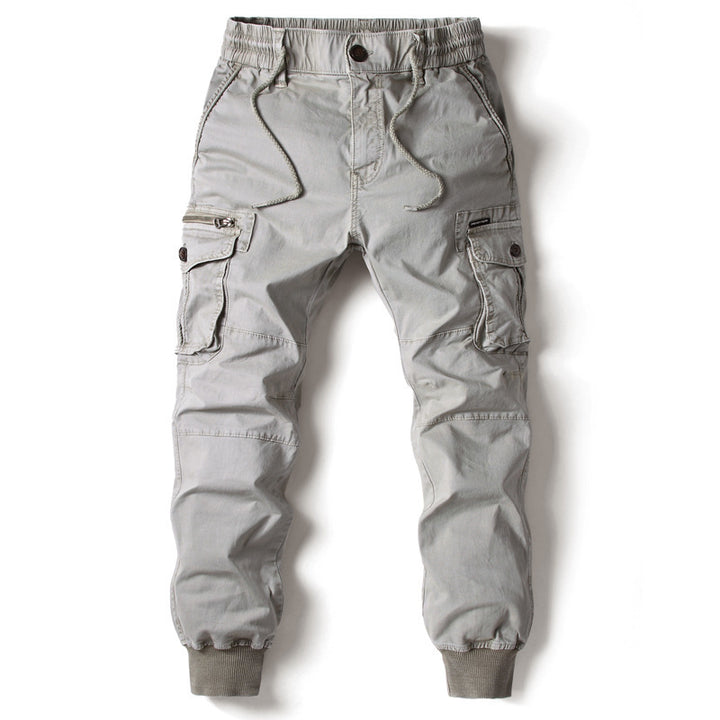 Men's Cargo Jogging Pants with Adjustable Waist and Practical Pockets Lisslune