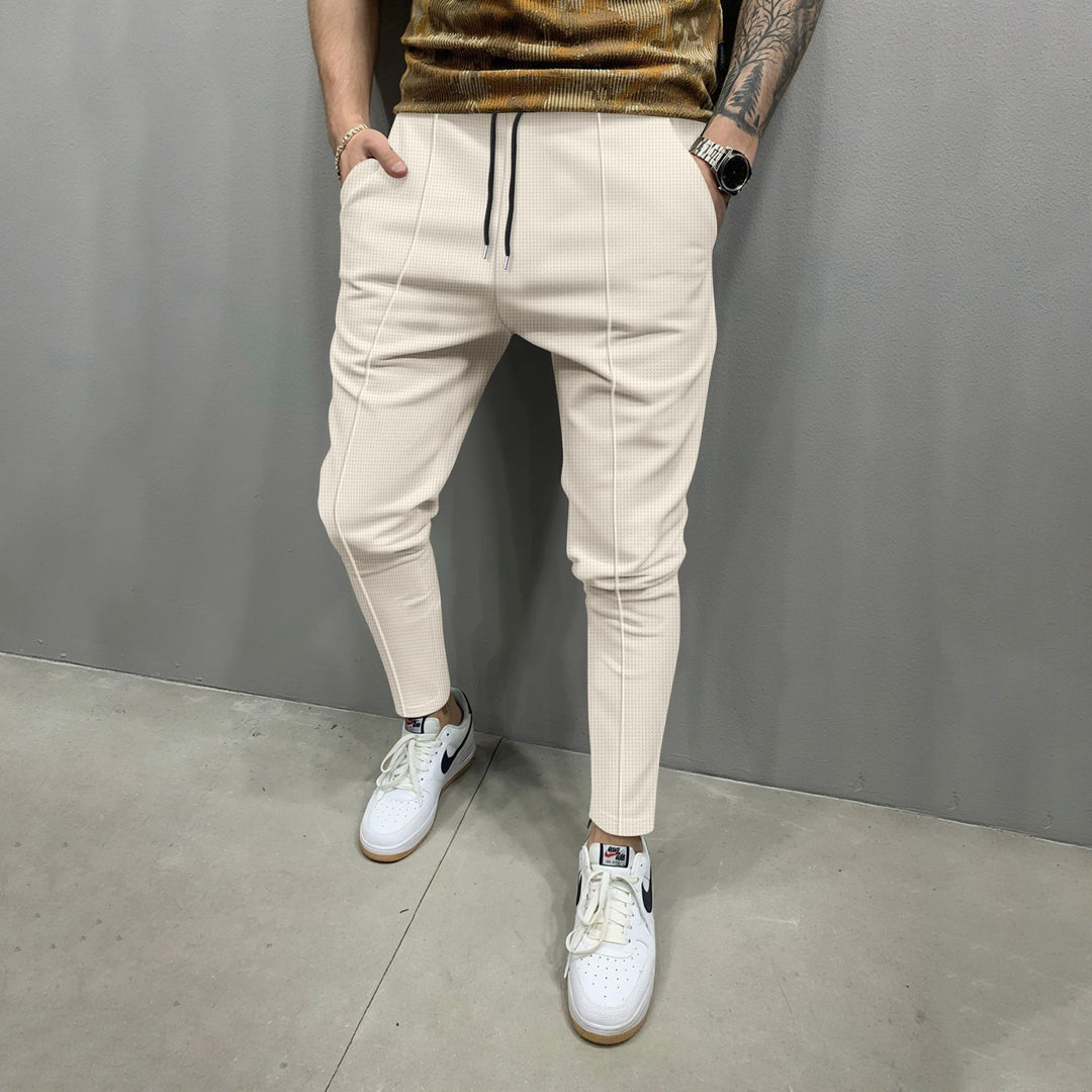 Men's elegant jogging pants with stylish details Lisslune