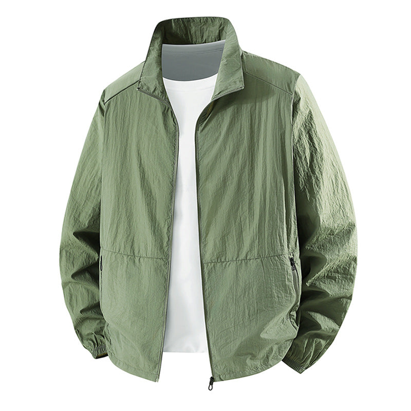 Men's technical softshell jacket with multifunctional pockets and adjustable hood system Lisslune