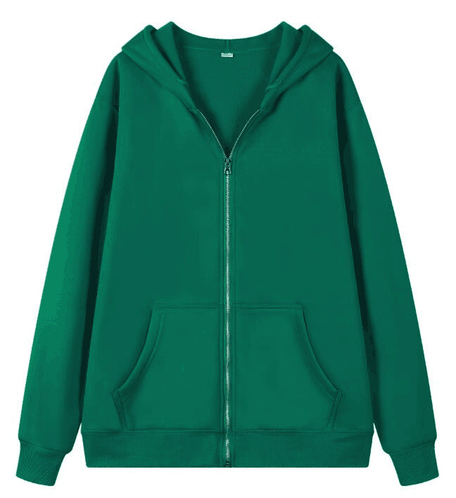 Women's Oversized Hooded Jacket with Zipper Lisslune