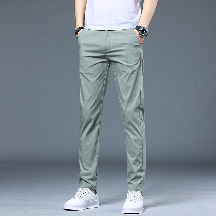 Men's airy leisure pants in modern slim-fit design Lisslune