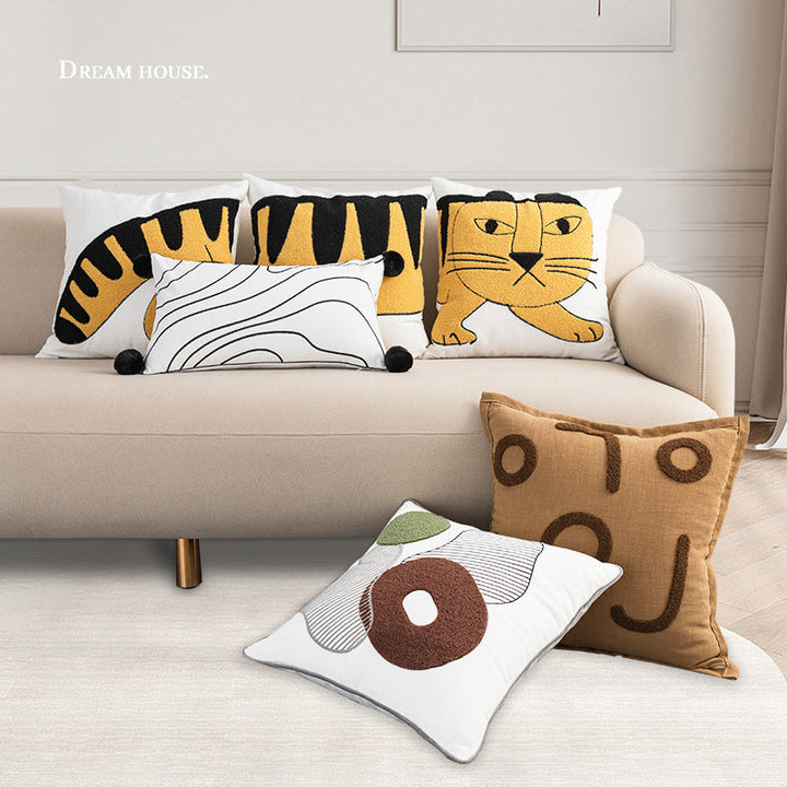 Lisslune | cute unique cat-tiger pillowcase