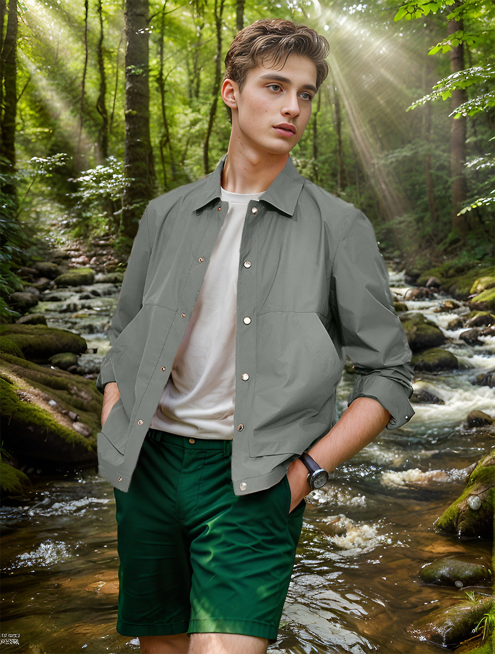Men's lightweight outdoor jacket Lisslune