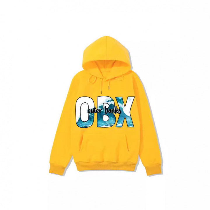 Women's Hooded Sweatshirt with Maritime Graphic Design Lisslune
