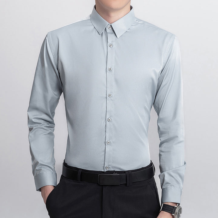 Men's Elegant Long Sleeve Shirt made of Breathable Material Lisslune