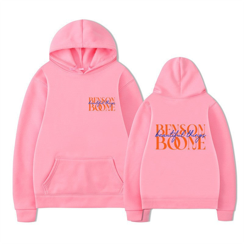 Women's hoodie with creative print and soft interior Lisslune