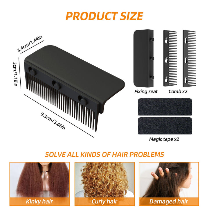 Lisslune | Hair Straightener Brush Attachment Comb