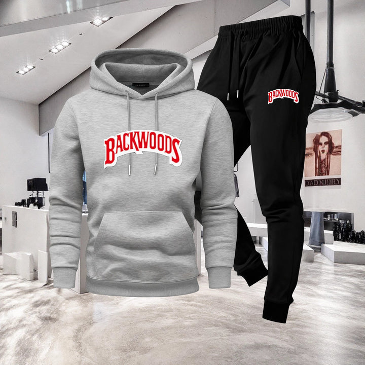 Ladies' hooded tracksuit with stylistic logo application Lisslune