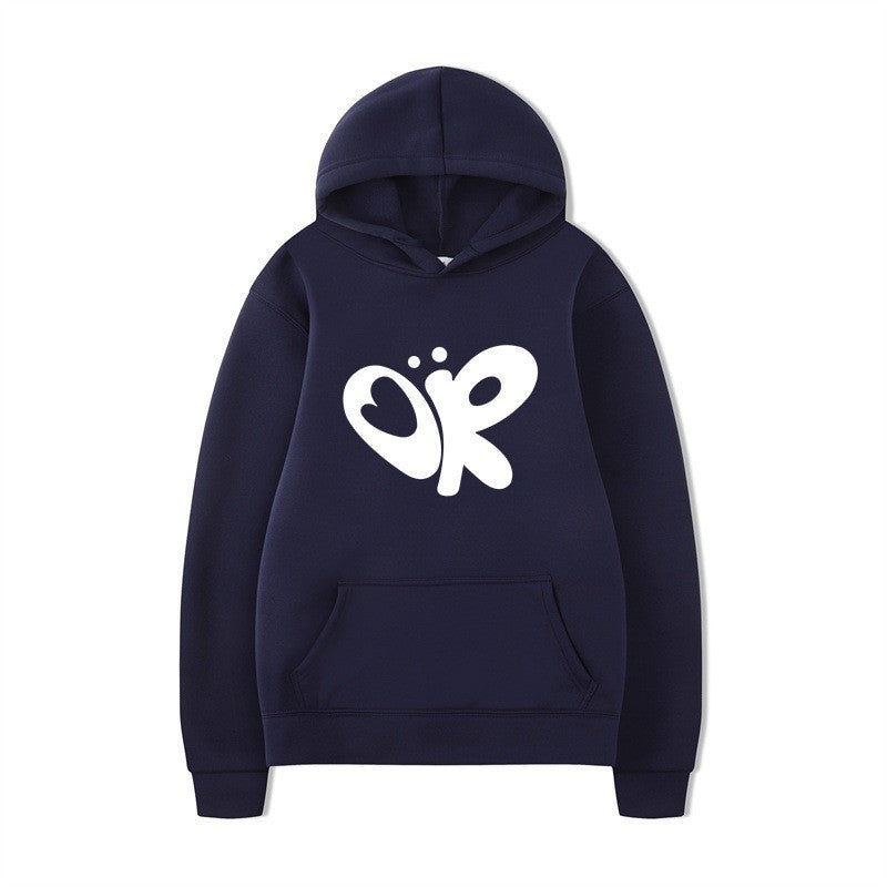 Women’s hoodie with large print and practical kangaroo pocket Lisslune