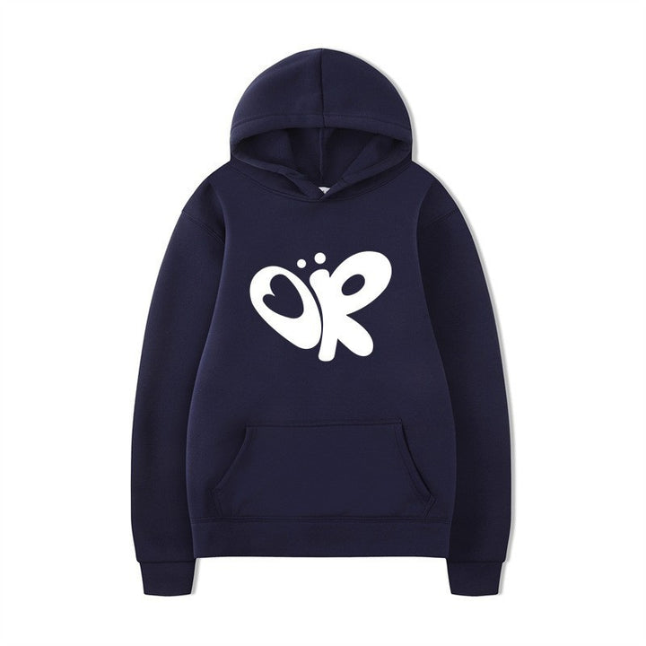 Women’s hoodie with large print and practical kangaroo pocket Lisslune