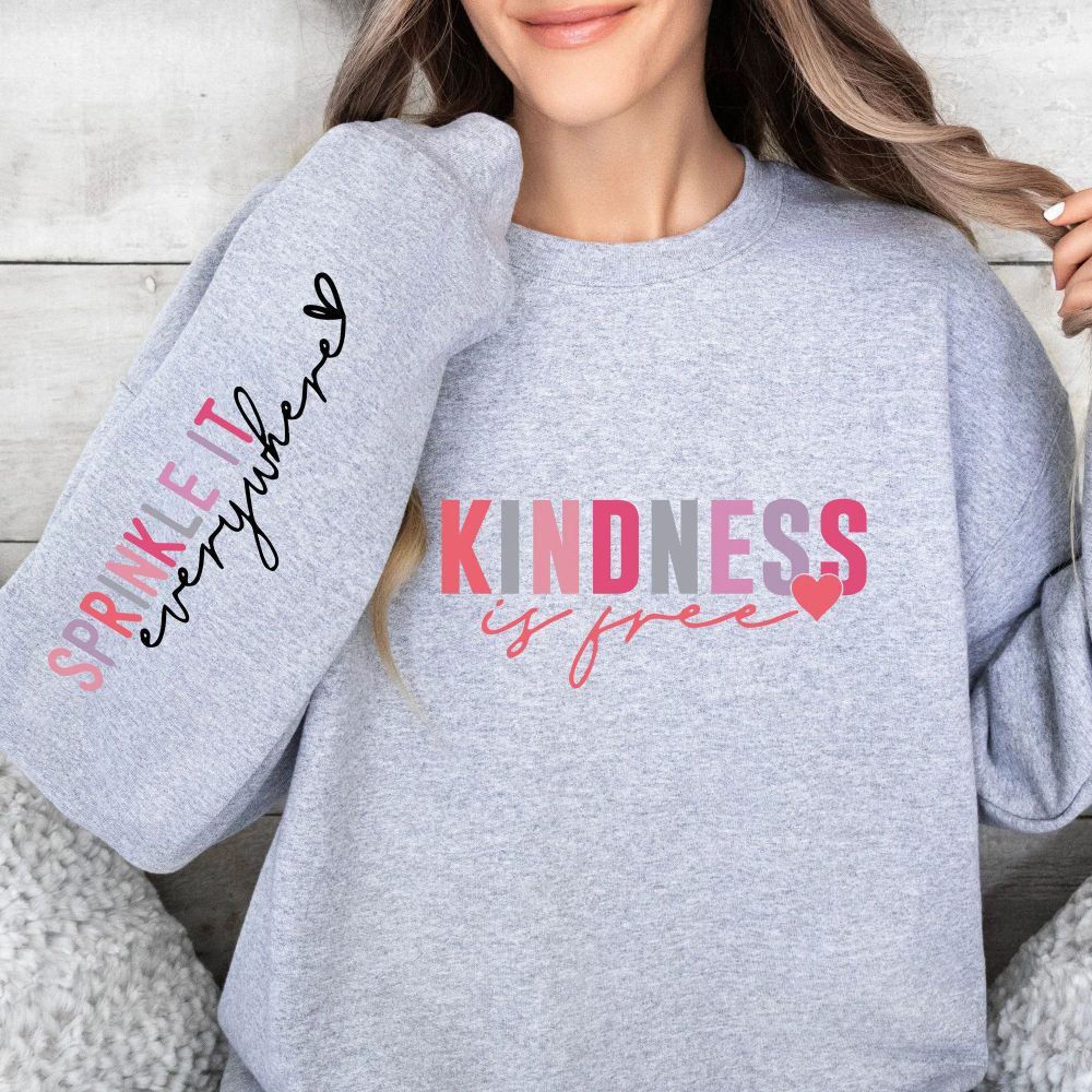 Women’s sweatshirt with inspirational lettering and comfortable fit Lisslune